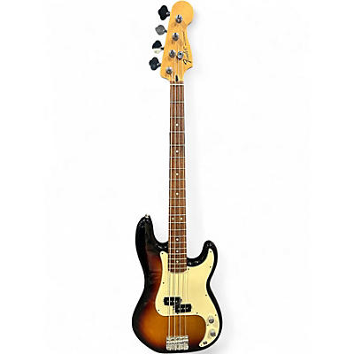 Used Fender Standard Precision Bass BLACK Electric Bass Guitar