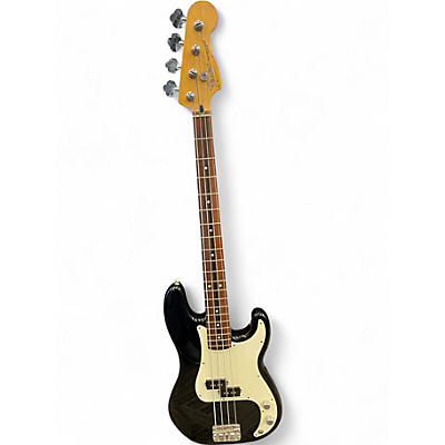 Used Fender Standard Precision Bass Black Electric Bass Guitar