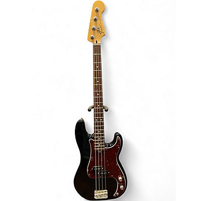 Used Fender Standard Precision Bass Black Electric Bass Guitar