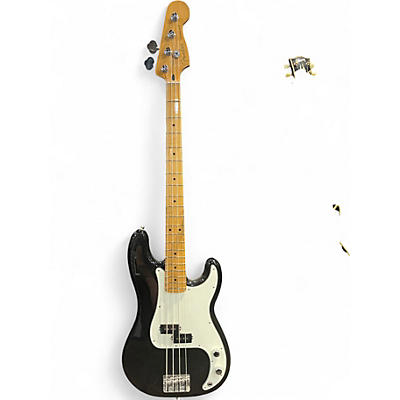 Used Fender Standard Precision Bass Black Electric Bass Guitar