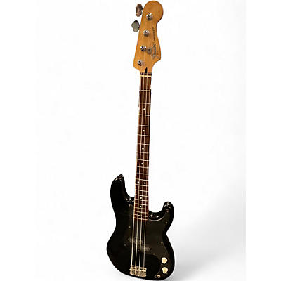 Used Fender Standard Precision Bass Black Electric Bass Guitar