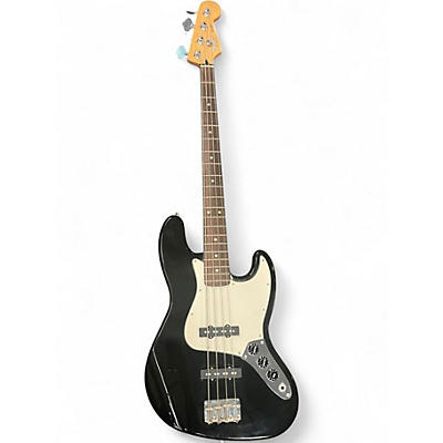 Used Fender Standard Precision Bass Black Electric Bass Guitar