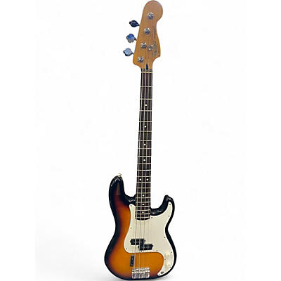 Used Fender Standard Precision Bass Brown Sunburst Electric Bass Guitar