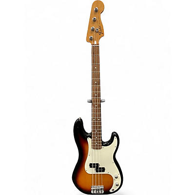 Used Fender Standard Precision Bass Brown Sunburst Electric Bass Guitar