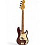 Used Fender Standard Precision Bass Burgundy Electric Bass Guitar Burgundy