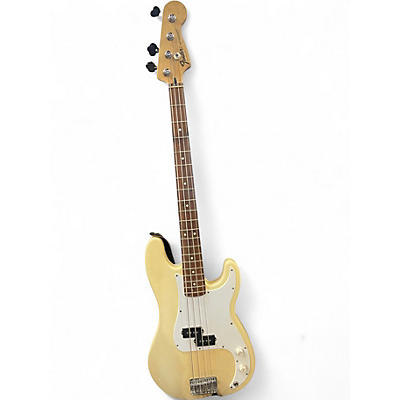 Used Fender Standard Precision Bass Butterscotch Blonde Electric Bass Guitar