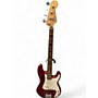 Used Fender Standard Precision Bass Candy Apple Red Metallic Electric Bass Guitar Candy Apple Red Metallic