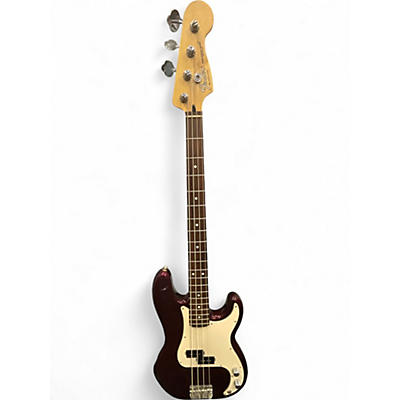Used Fender Standard Precision Bass Candy Cola Electric Bass Guitar
