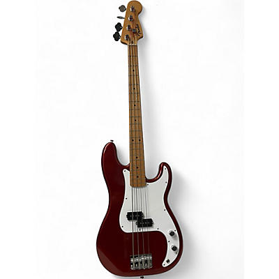 Used Fender Standard Precision Bass Candy Cola Electric Bass Guitar