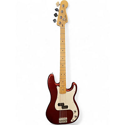 Used Fender Standard Precision Bass Candy Cola Electric Bass Guitar