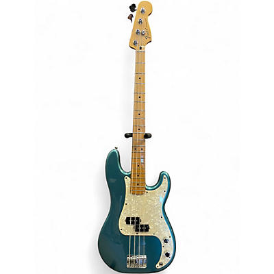 Used Fender Standard Precision Bass Lake Placid Blue Electric Bass Guitar