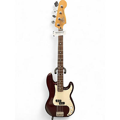 Used Fender Standard Precision Bass MIDNIGHT WINE Electric Bass Guitar