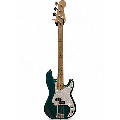 Used Fender Standard Precision Bass Ocean Turquoise Electric Bass Guitar