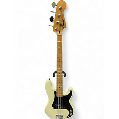 Used Fender Standard Precision Bass Olympic White Electric Bass Guitar