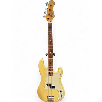 Used Fender Standard Precision Bass Olympic White Electric Bass Guitar