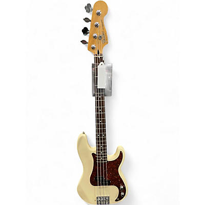 Used Fender Standard Precision Bass Olympic White Electric Bass Guitar