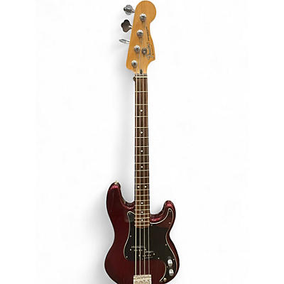 Used Fender Standard Precision Bass RED Electric Bass Guitar