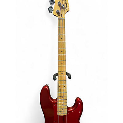 Used Fender Standard Precision Bass RED Electric Bass Guitar