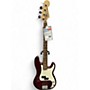 Used Fender Standard Precision Bass Red Electric Bass Guitar Red