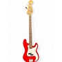 Used Fender Standard Precision Bass Red Electric Bass Guitar Red