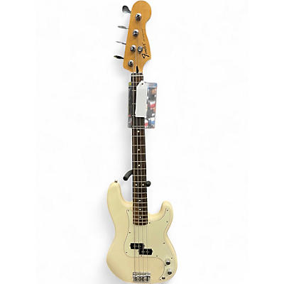 Used Fender Standard Precision Bass White Electric Bass Guitar