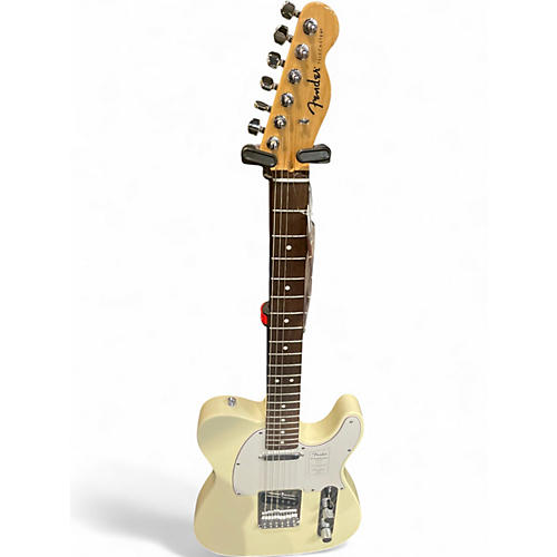 Used Fender Standard SERIES TELECASTER White Solid Body Electric Guitar White