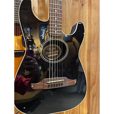 Fender Used Fender Standard Stratacoustic Black Acoustic Electric Guitar