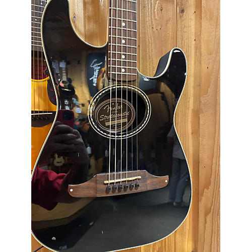 Fender Used Fender Standard Stratacoustic Black Acoustic Electric Guitar Black