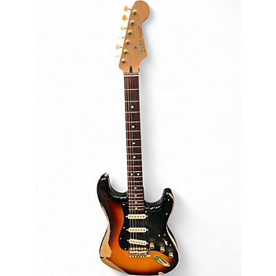 Used Fender Standard Stratocaster 2 Color Sunburst Solid Body Electric Guitar