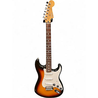Used Fender Standard Stratocaster 3 Color Sunburst Solid Body Electric Guitar