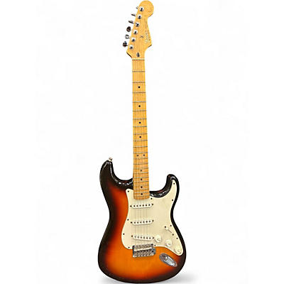 Used Fender Standard Stratocaster 3 Color Sunburst Solid Body Electric Guitar