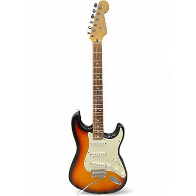 Used Fender Standard Stratocaster 3 Color Sunburst Solid Body Electric Guitar