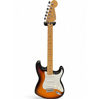 Used Fender Standard Stratocaster 3 Color Sunburst Solid Body Electric Guitar