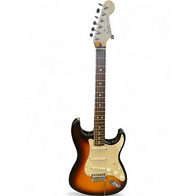 Used Fender Standard Stratocaster 3 Tone Sunburst Solid Body Electric Guitar
