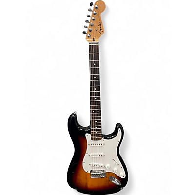 Used Fender Standard Stratocaster 3 Tone Sunburst Solid Body Electric Guitar