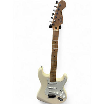 Used Fender Standard Stratocaster Alpine White Solid Body Electric Guitar