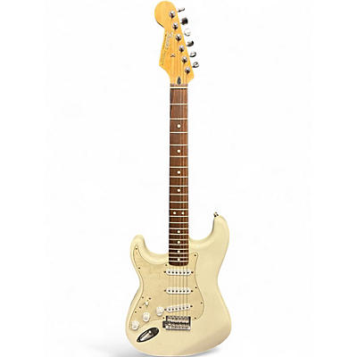 Used Fender Standard Stratocaster Alpine White Solid Body Electric Guitar