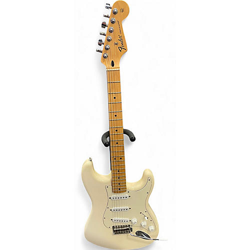 Fender Used Fender Standard Stratocaster Antique White Solid Body Electric Guitar Antique White