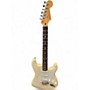Used Fender Standard Stratocaster Antique White Solid Body Electric Guitar Antique White