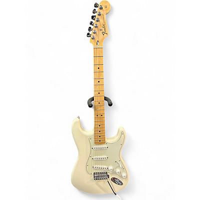 Used Fender Standard Stratocaster Arctic White Solid Body Electric Guitar