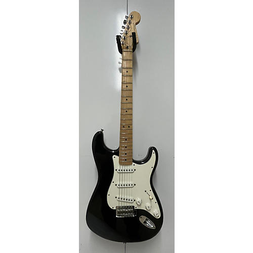 Fender Used Fender Standard Stratocaster Black And White Solid Body Electric Guitar Black and White