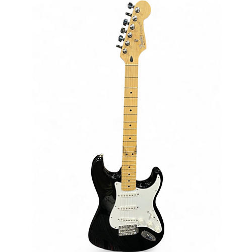 Used Fender Standard Stratocaster Black Solid Body Electric Guitar Black