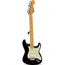 Used Fender Standard Stratocaster Black Solid Body Electric Guitar