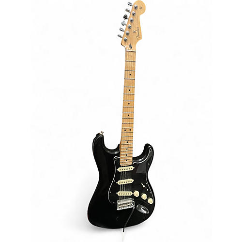 Used Fender Standard Stratocaster Black Solid Body Electric Guitar Black
