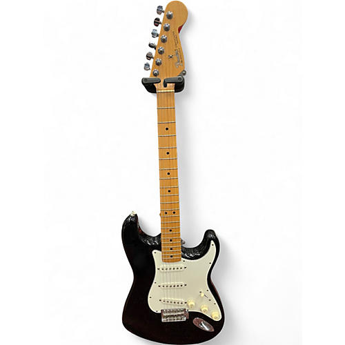Used Fender Standard Stratocaster Black Solid Body Electric Guitar Black