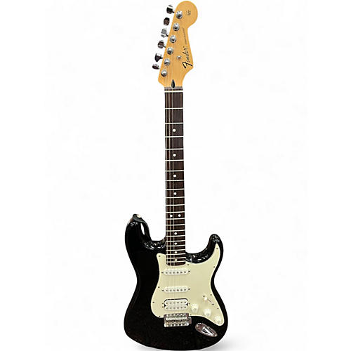 Used Fender Standard Stratocaster Black Solid Body Electric Guitar Black