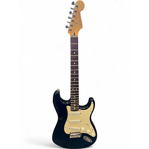 Used Fender Standard Stratocaster Black Solid Body Electric Guitar Black