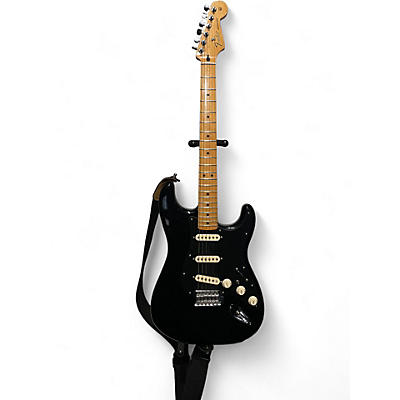 Used Fender Standard Stratocaster Black Solid Body Electric Guitar