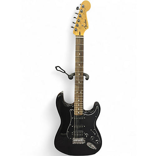 Used Fender Standard Stratocaster Black Solid Body Electric Guitar Black