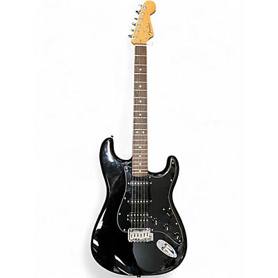 Used Fender Standard Stratocaster Black Solid Body Electric Guitar